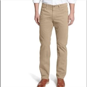 AG Adriano Goldschmied The Graduate Tailored Leg Pant 31 X 32 Khaki Beige